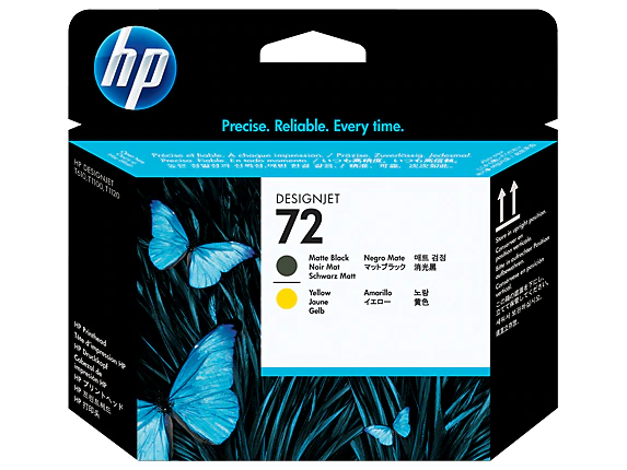هد پلاتر 72 Hp زرد و مشکی C9384A اورجینال – TAKHP