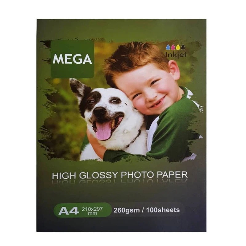 img src=”Photoglass paper 260 gsm mega” alt=”کاغذ فتوگلاسه 260 گرم مگا”