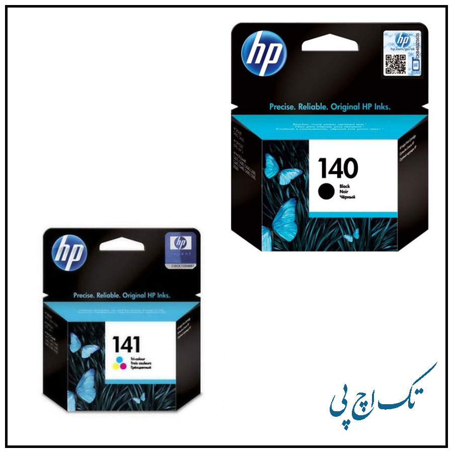 سری کامل کارتریج جوهری 140 و 141 اورجینال hp