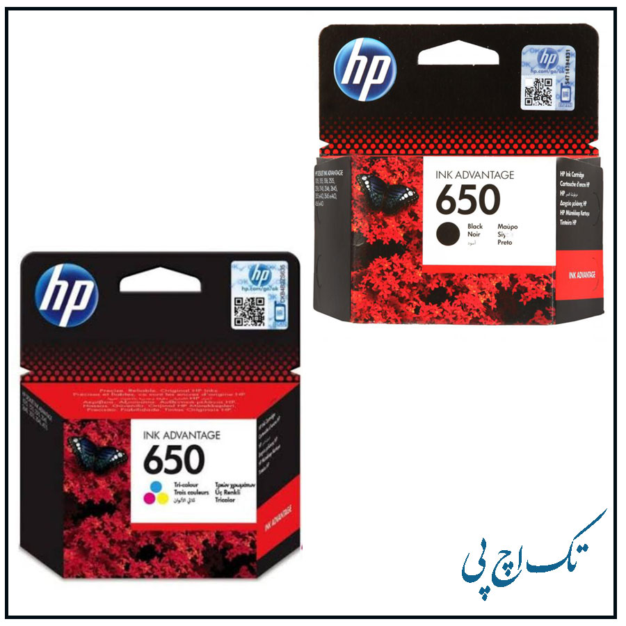 سری کامل کارتریج جوهری 650 اورجینال hp