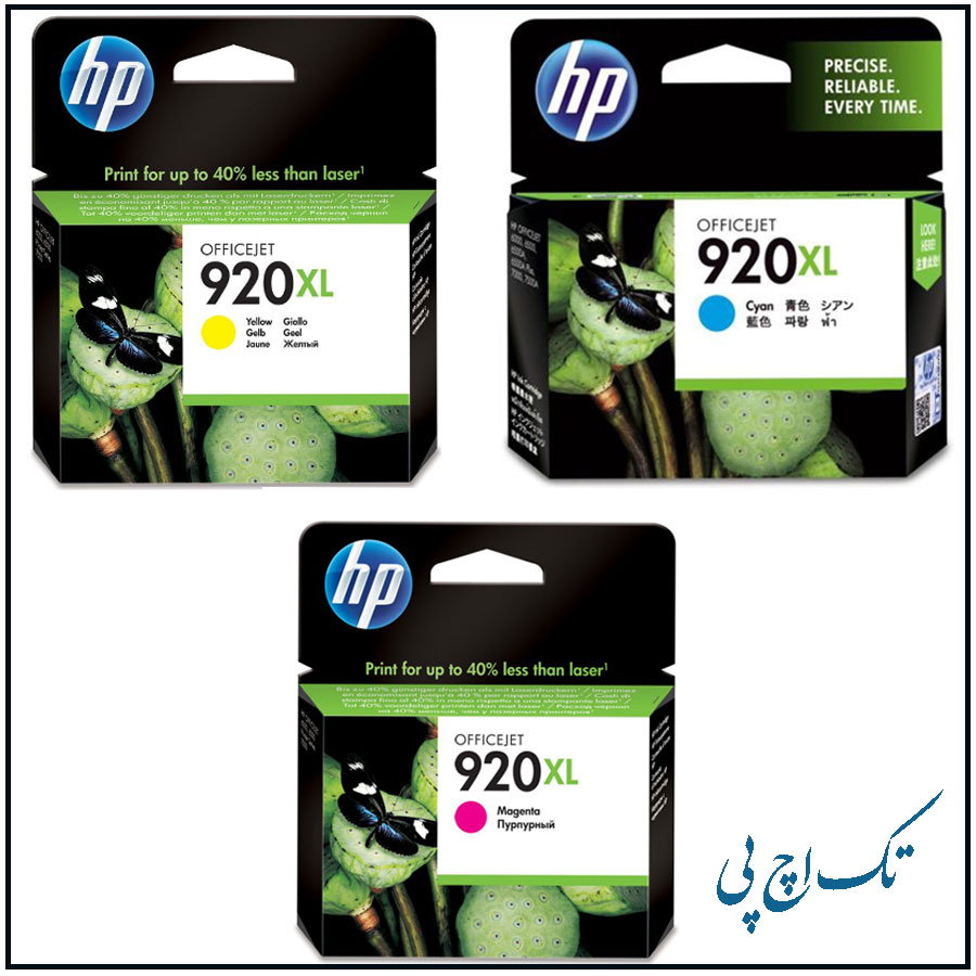 سری کامل کارتریج جوهری 920XL رنگی اورجینال hp