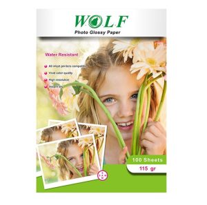 115g glossy wolf paper