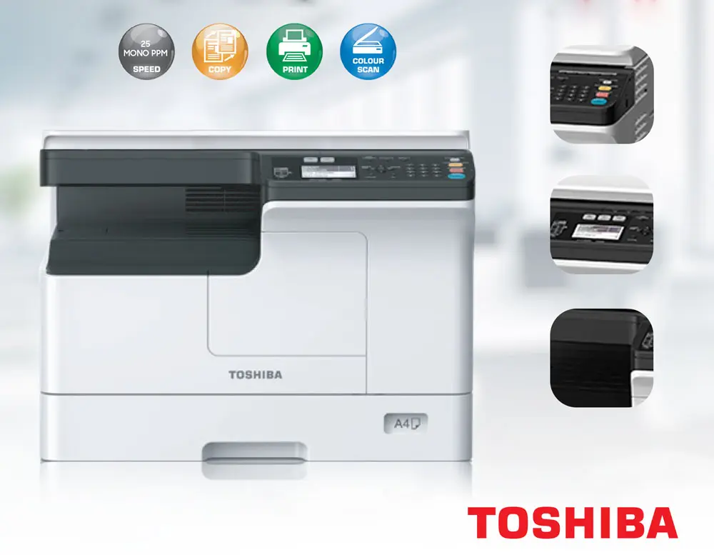 img src=”Toshiba copier model e-STUDIO 2523A” alt=”دستگاه کپی توشیبا مدل e-STUDIO 2523A”