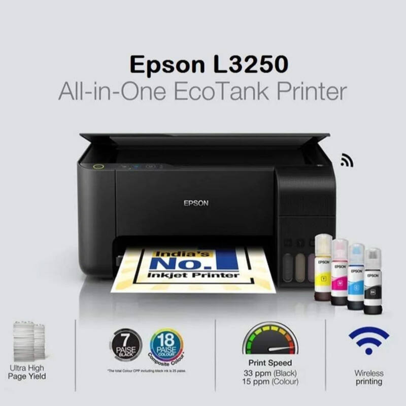 img src=”Epson EcoTank L3250W inkjet printer” alt=”پرینتر اپسون مدل EcoTank L3250W جوهرافشان”