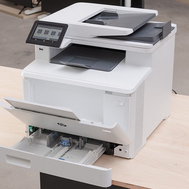 img src=”hp m479dw three color laser printer” alt=”پرینتر لیزری سه کاره رنگی اچ پی m479dw”