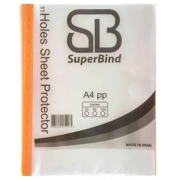 Plastic cover 60 microns A4 size Superbind