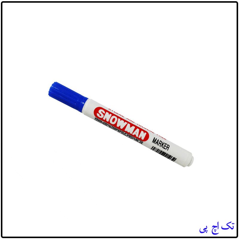 ماژیک نوک گرد اسنومن آبی blue snowman round tip marker