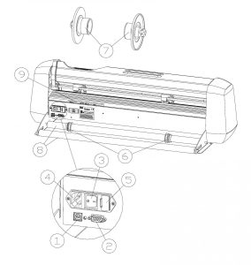 all kinds of plotter parts