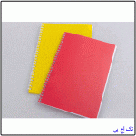 simple 100-sheet wire notebook