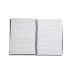 simple 100-sheet wire notebook