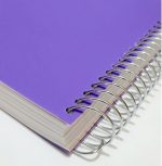 simple 200-sheet wire notebook