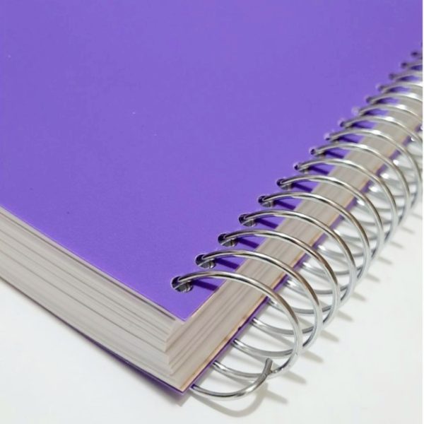 simple 200-sheet wire notebook