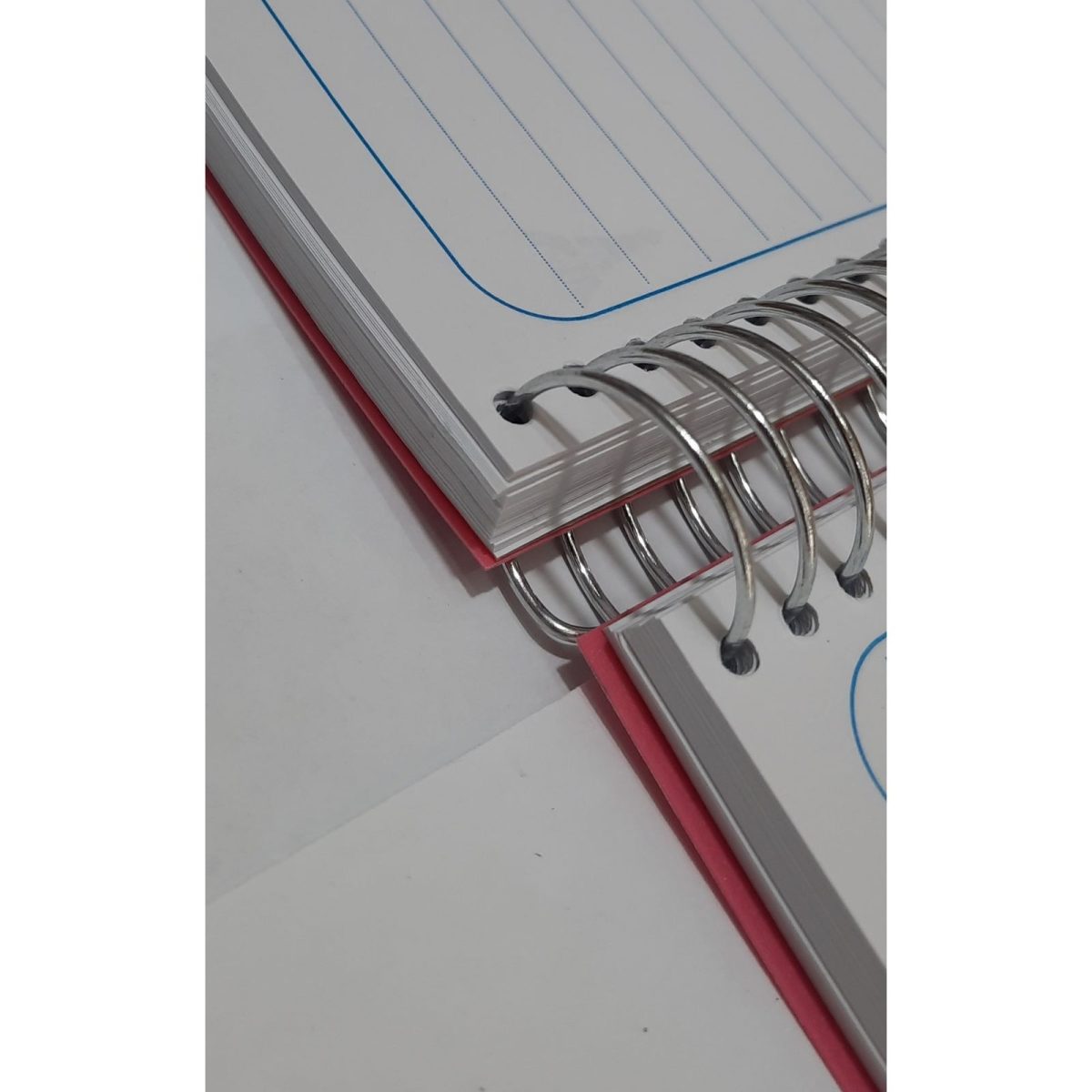 simple 200-sheet wire notebook