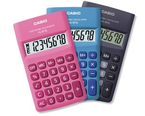 familiarity with types of calculators