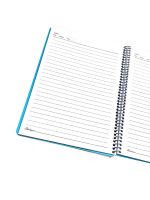 simple 80-sheet wire notebook