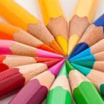 12 colored pencils