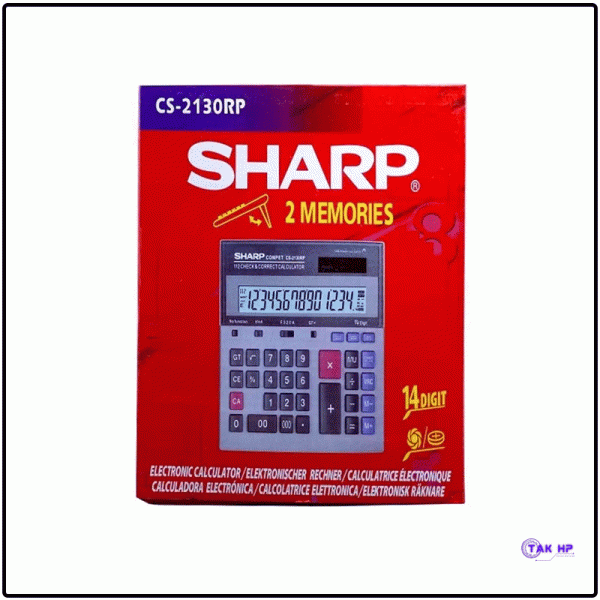 Sharp calculator model CS-2130RP