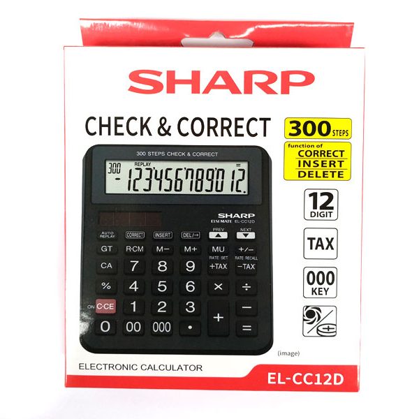 Sharp calculator model EL-CC12D
