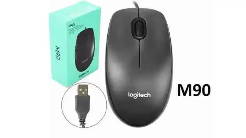img src=”Logitech M90 wireless mouse” alt=”ماوس باسیم لاجیتک مدل M90”