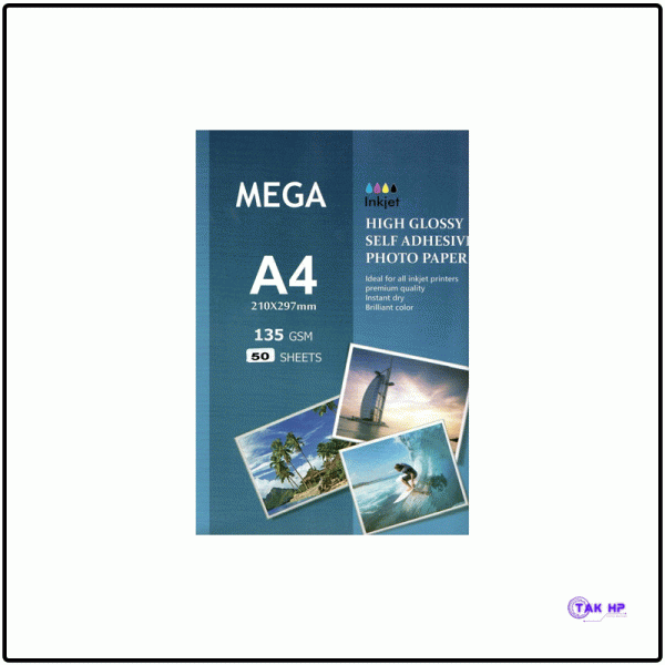 135gsm photo paper with mega adhesive backing