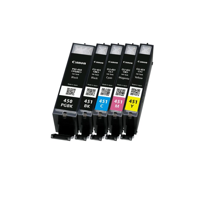 img src=”Complete series of original Canon 450 and 451 ink cartridges” alt=”سری کامل کارتریج جوهری 450 و 451 اورجینال canon”