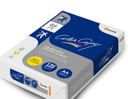 Glossy laser paper 135 g A4 color copy
