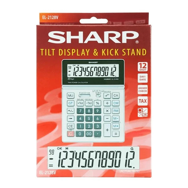 Sharp calculator model EL-2128V