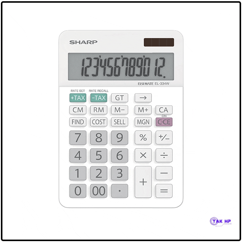 ماشین حساب شارپ مدل EL-334W Sharp calculator model EL-334W