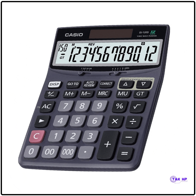 ماشین حساب کاسیو مدل DJ-120-D Casio calculator model DJ-120-D