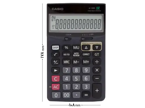 ماشین حساب کاسیو مدل DJ-120-D رومیزی حرفهای با نمایشگر بزرگ ماشین حساب کاسیو مدل DJ-120-D رومیزی حرفهای با نمایشگر بزرگ 12 رقمی | فروشگاه تک اچ پی ( TAKHP )
