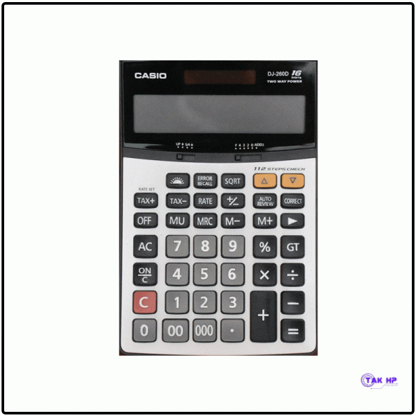 Casio calculator model DJ-260D