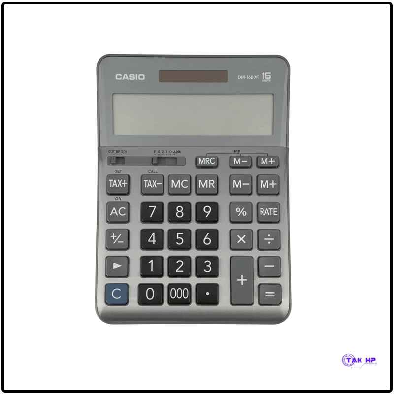 ماشین حساب کاسیو مدل DM-1600F Casio calculator model DM-1600F