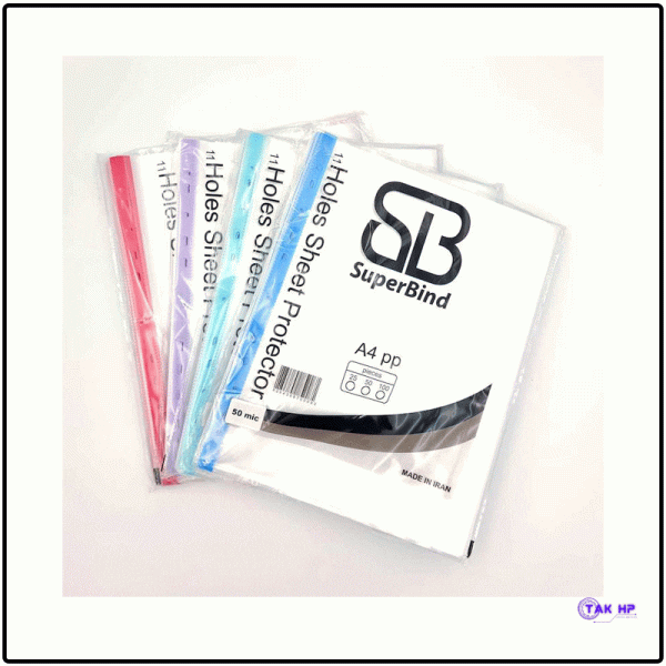 Plastic cover 50 microns A4 size Superbind