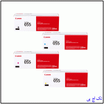کیت کامل کارتریج لیزری رنگی 055 طرح اورجینال canon