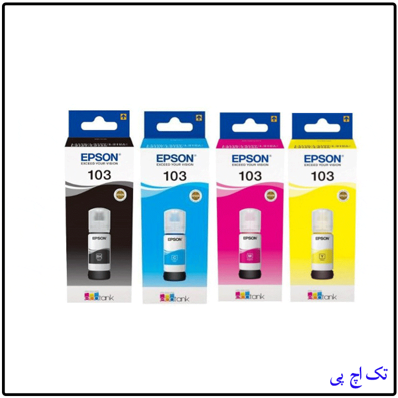 103000.gif جوهر اپسون کد 103 اورجینال 4 رنگ - تصویر 1