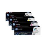 کیت کامل کارتریج لیزری رنگی 128A اورجینال hp - تصویر 3