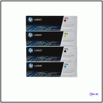 کیت کامل کارتریج لیزری رنگی 131A طرح اورجینال HP