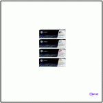 کیت کامل کارتریج لیزری رنگی 131A اورجینال HP