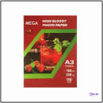 کاغذ فتوگلاسه 200 گرم مگا A3