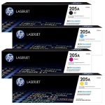 کیت کامل کارتریج لیزری رنگی 205A اورجینال hp - تصویر 2