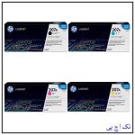 کیت کامل کارتریج لیزری رنگی 307A اورجینال hp