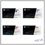 کیت کامل کارتریج لیزری رنگی 507A اورجینال hp