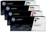 کیت کامل کارتریج لیزری رنگی 508A اورجینال hp - تصویر 2