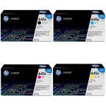 کیت کامل کارتریج لیزری رنگی 645A اورجینال hp - تصویر 5