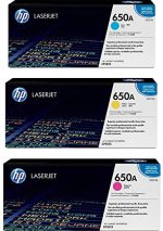 کیت کامل کارتریج لیزری رنگی 650A اورجینال hp - تصویر 2