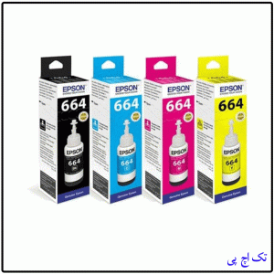 جوهر اپسون کد 664 اورجینال 4 رنگ