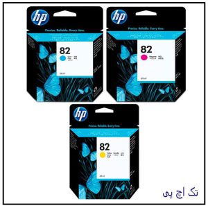 سری کارتریج جوهری پلاتر82 رنگی Hp