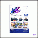 کاغذ فتوگلاسه 260 گرم 50 برگی A4 - ZK
