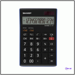ماشین حساب شارپ مدل EL-145T BL