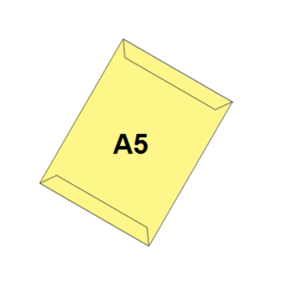 پاکت زرد A5